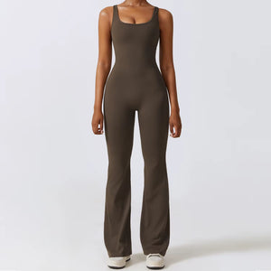 Open image in slideshow, The Elevate Jumpsuit | Women&#39;s Workout Jumpsuit for Pilates &amp; Fitness

